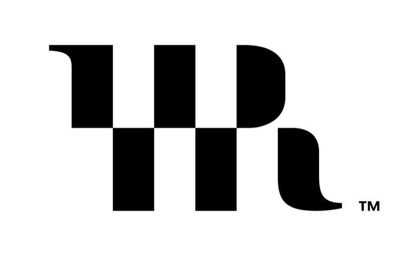 Logo mark, large variant, black artwork, on a light ground