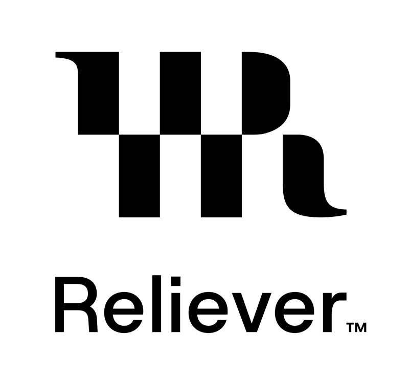 Vertical lockup, black artwork, on a light ground