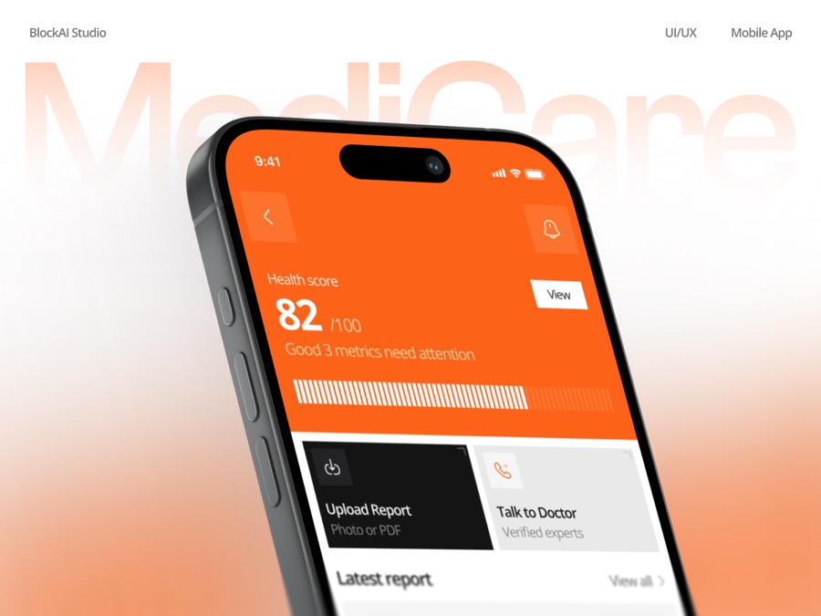 Reference photograph: an interface where orange takes over the screen when something is wrong